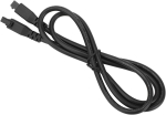 Tonysa Ams Lite 22awg must isane-emane F-t&uuml;&uuml;pi 4 kontaktiga pikenduskaabel 1m (ilma magnetr&otilde;ngamudelita)