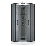 H&uuml;dromassaažiga du&scaron;inurk Kerra Wega, 90x90 cm