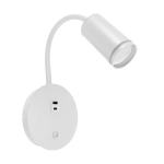 ZULA seinale kinnitatav USB GU10 valge Dekoratiivne valgusti STR&Uuml;HM 520 x 140 x 60 mm