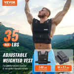 Reguleeritav treeningvest 15.85 kg