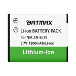 Aku EN-EL19 Coolpix S3100, S4100 t&auml;ielikult dekodeeritud (1200mAh)