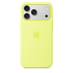 Apple iPhone 17 Pro Max Silicone Case with MagSafe &ndash; Neon Yellow - MGFM4ZM/A