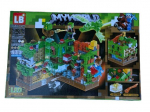 LED-konstruktor Minecraft stiilis My World 8082