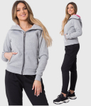 Naiste vabaajakomplekt Warm cotton, hall