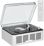 Gueray retro CD-m&auml;ngija k&otilde;larite, USB ja AUX toega, valge