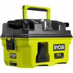 Tolmuimeja RYOBI - 18V ONE+ Workshop Vacuum Cleaner - 11.8 kPa - 11 L Collector - With Accessories & Adapter for ONE+ Tools - RV1811