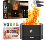 LED-leegi imitatsiooniga aroomiteraapia &otilde;huniisutaja + eeterlike &otilde;lide komplekt