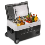 Autok&uuml;lmik Kompressork&uuml;lmik Berdsen Icemax 400, 32 l, koos jahutus- ja soojendusfunktsioonidega, 12/24/230V, kahe tsooniga, &bdquo;Bluetooth&ldquo; ja ratastega, must