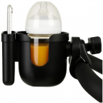 Tassi-, telefoni- ja pudelihoidja lapsevankrile, p&ouml;&ouml;ratav ja stabiilne