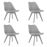 4 tooli komplekt Leobert Mark, hall