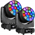 2x Light4me Galaxy Mkii Led liikuvad pead, Rgbw 19x15w