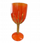 Oranž veiniklaas k&auml;ega 18cm