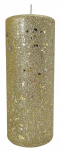 Dekoratiivk&uuml;&uuml;nal Glamour 17,5cm kuldne litriga