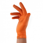 &Uuml;hekordsed t&ouml;&ouml;kindad Bradas DIAMOND, oranžid, XXL suurus, 10-11, 50 tk.