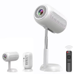 &Uuml;lekantav Android projektor 720p WiFi ja Bluetoothiga, 90&deg; statiiv LIVMAN TS-6