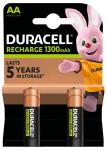 Laetavad akud DURACELL AA 1300 mAh, 2 &uuml;hikut (1 &uuml;hik)