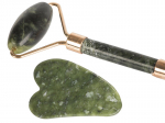 Jadeiidi n&auml;omassaažirull ja gua sha plaat
