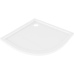 Du&scaron;ialus Mexen Flow Slim, Poolringikujuline, 90 x 90 cm, White gloss