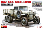 Liimitav mudel MiniArt 35133 Gaz-AAA Mod. 1943 Cargo Truck 1/35