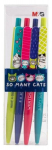 Automaatne pastapliiats 0.7mm So Many Cats nieb 4tk M&G