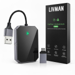 Juhtmevaba carplay adapter iphone ja android telefonidele, LIVMAN BY960M