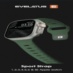&bdquo;Evelatus Watch 42 / 44 / 45 Sport&ldquo; silikoonrihm, roheline