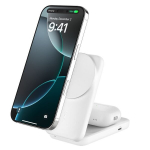 UltraCharge 25W Qi2 2in1 Magnetiline Laadija + USB-C Valge