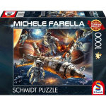 Schmidt Spiele pusle Michele Farella: Magische Sternenwelten - Schwerelos in All (1000-osaline)