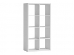 Riiul Black Red White Flex Regal Style, valge