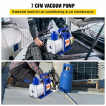 &Uuml;heastmeline p&ouml;&ouml;rdlabadega vaakumpump 7 CFM 1/2 HP