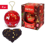 J&otilde;ulupunane teepall - Tseiloni must tee Vaniljega, Tarlton, 2x30g