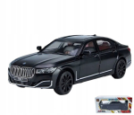 Bmw 760i 1:24 heli ja valgusega, avanevate ustega mudel