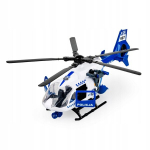 Tulede ja helidega politseihelikopter, p&ouml;&ouml;rlevad propellerid