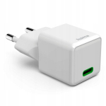 Universaalne Hama Supermini 25W PD/QC USB-C laadija valge