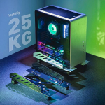 Agptek pc alus, arvuti pc torni alus, reguleeritav laius 16 cm kuni 30 cm, 2 lukustatava ratta ja 2 rullikuga, upc terasest veerev alus arvuti alus lauaarvuti tornile