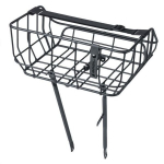 Kandekott jalgrattale - BASIL - Portland - Kaar 25L - Must matt alumiinium - Reguleeritav 28''-26'''