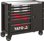 T&ouml;&ouml;riistakapp koos ratastega, 7 sahtlit / 1 uks Yato (YT-09033)