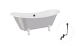 Vann Besco Amelia Glam 190, Silver+Chrome, sifooniga &uuml;levooluga Klik-klak Black