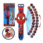 Spider-man lastekell projektsiooniga