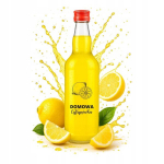 Klaaspudel Monopol 500ml kirjaga "citrin&oacute;wka"