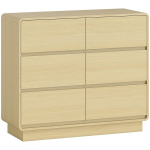100 cm Sideboard, puhvetkapp 6 sahtliga, kummut k&ouml;&ouml;ki, elutuppa, s&ouml;&ouml;gituppa, naturaalne puit