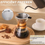 Filtrikohvimasin - koos kohvifiltriga - 400 ml