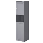 Vannitoakapp pesukorviga, 40x40x170 cm, valge