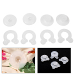 Tekikoti klambrid, plastist, 4 tk