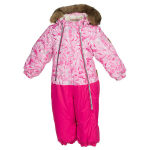Huppa Laste talvekombe DEVON 1, pink pattern/ fuchsia, 92 cm