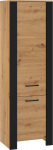 Vabalt seisev kapp Meblocross Slide Sli-01 2D, pruun/must