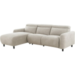 Nurgadiivan-recliner Notio Living Skaane, valge