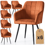 6 tooli komplekt Akord Luxano, oranž