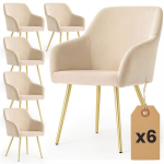 6 tooli komplekt Akord Estelle, hall
