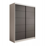 Calma 150 l&uuml;kandustega garderoob &ndash; moodne valge panipaik riiulitega